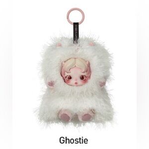 POP MART SKULLPANDA "You Found Me!" Plush Doll Pendant - Ghostie